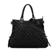 Pre-owned Denim handbags Louis Vuitton Vintage , Black , Dames