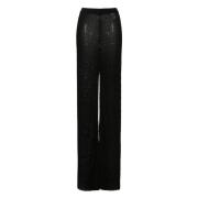 Stijlvolle Gehaakte Broek TotêMe , Black , Dames