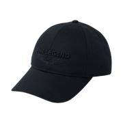 Geborduurde Twill Cap met Strap Sluiting PME Legend , Black , Unisex