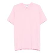 Rose Logo Print Tee Comme des Garçons , Pink , Heren