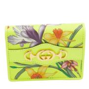 Pre-owned Coated canvas wallets Gucci Vintage , Multicolor , Dames