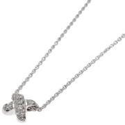 Pre-owned White Gold necklaces Tiffany & Co. Pre-owned , Gray , Dames