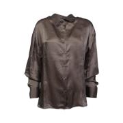 Gouden shirts met Jarila-stijl IRO , Brown , Dames