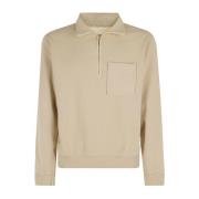 Half-Zip Sweatshirt Fortela , Brown , Heren