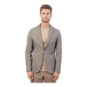 Slim Fit Grijze Jas Mulish , Gray , Heren