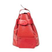 Pre-owned Leather louis-vuitton-bags Louis Vuitton Vintage , Red , Dam...