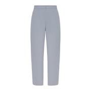 Broek met licht toelopende pijpen Emporio Armani , Gray , Dames