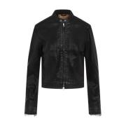 Zwarte jas voor vrouwen Aw24 Diesel , Black , Dames