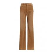 Ribfluwelen Flare Broek Jenn New Ghurka Polo Ralph Lauren , Brown , Da...