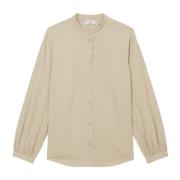 Blouse met opstaande kraag Marc O'Polo , Beige , Dames