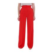 Rebbio2 Stijlvolle Broek Marella , Red , Dames