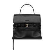 Schoudertas met korrelige textuur Zwart Moschino , Black , Dames