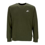 Lichtgewicht Crewneck Sweatshirt Groen/Wit Nike , Green , Heren