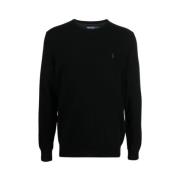 Basis Trui Ralph Lauren , Black , Heren