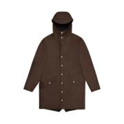 Lange Waterdichte Jas Rains , Brown , Dames