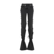 Zwarte Jeans voor Vrouwen Aw24 Alexander McQueen , Black , Dames