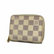 Pre-owned Fabric wallets Louis Vuitton Vintage , Beige , Dames