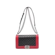 Pre-owned Leather chanel-bags Chanel Vintage , Red , Dames