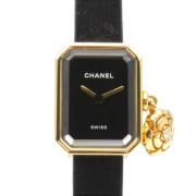 Pre-owned Yellow Gold watches Chanel Vintage , Black , Dames