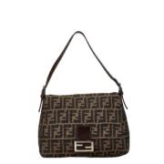 Pre-owned Canvas fendi-bags Fendi Vintage , Brown , Dames