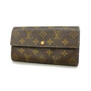 Pre-owned Fabric wallets Louis Vuitton Vintage , Brown , Dames