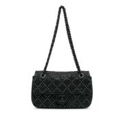 Pre-owned Leather shoulder-bags Chanel Vintage , Black , Dames