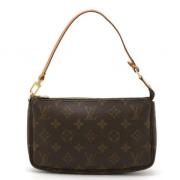 Pre-owned Fabric louis-vuitton-bags Louis Vuitton Vintage , Brown , Da...