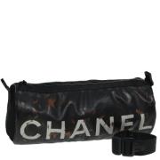 Pre-owned Leather chanel-bags Chanel Vintage , Black , Dames