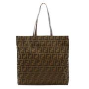 Pre-owned Canvas fendi-bags Fendi Vintage , Brown , Dames