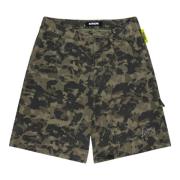 Bermuda Camouflage in canvas Barrow , Green , Heren