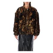 Luipaardfluwelen Jas Outerwear Leo Aw24 Isabel Marant , Multicolor , D...