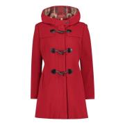 Capuchon Dufflecoat in wol velours Gil Bret , Red , Dames