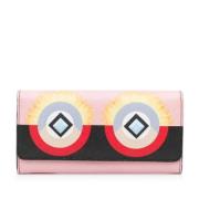 Pre-owned Leather wallets Fendi Vintage , Pink , Dames