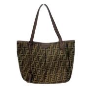 Pre-owned Leather fendi-bags Fendi Vintage , Brown , Dames