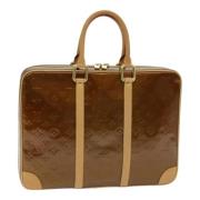 Pre-owned Leather handbags Louis Vuitton Vintage , Brown , Dames