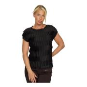 T-shirt met ronde hals 2-Biz , Black , Dames