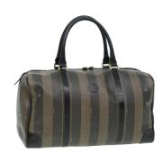 Pre-owned Nylon travel-bags Fendi Vintage , Brown , Dames