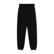 Zwarte Lounge Logo Sweatpants Gcds , Black , Heren