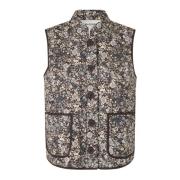 Gewatteerde vest met all-over print Lollys Laundry , Multicolor , Dame...