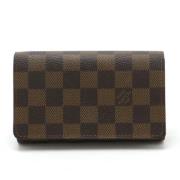 Pre-owned Plastic wallets Louis Vuitton Vintage , Brown , Dames