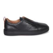 Zwarte Sneakers voor Mannen Santoni , Black , Heren