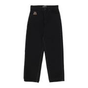 Zwarte Baseball Denim Broek Propaganda , Black , Heren