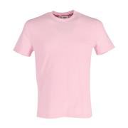 Klassieke Four-Bar T-shirt in lichtroze katoen Thom Browne , Pink , He...