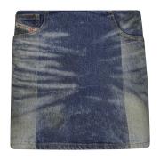 Mini Denim Stijlvolle Jeans Diesel , Blue , Dames