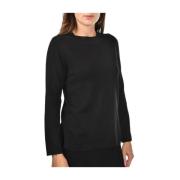 Cashmere Lurex Sweater Gran Sasso , Black , Dames