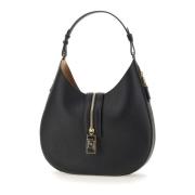 Zwarte Hobo Schoudertas met Clutch Elisabetta Franchi , Black , Dames