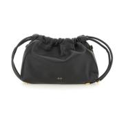 Leren Eva Tas Gemaakt in Italië N21 , Black , Dames