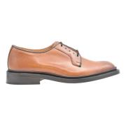 Derby Leren Platte Schoenen Beechnut Gebrand Tricker's , Brown , Heren