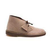 Platte Suède Woestijnlaarzen Clarks , Beige , Heren