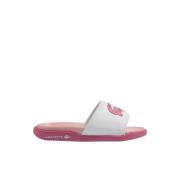 Roze Croco Dualiste Sliders Lacoste , Pink , Dames